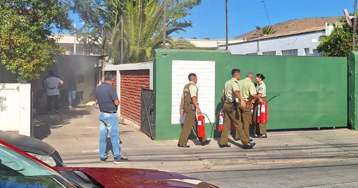 Incendio Casa Carabinero Illapel