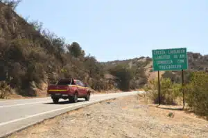 Cuesta Cavilolen, Los Vilos, ruta hacia Illapel y Salamanca