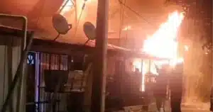 Incendio población Gabriela Mistral, Salamanca, Chile
