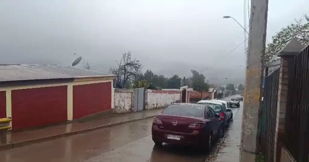 Pronóstico de lluvias en Choapa