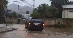 Lluvia camioneta