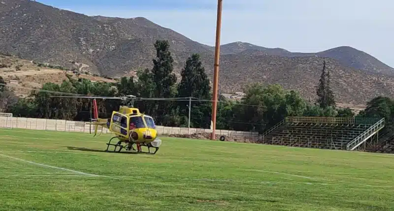 Helicoptero rescata en salamanca