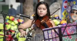 Victoria Adones Aedo, violinista autodidacta de 11 años