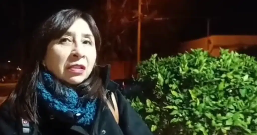 Abogada Patricia Flores entrega declaraciones de noche tras audiencia por Operación El Dorado